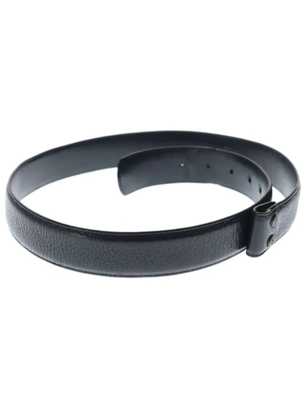 Chrome Hearts 1.5 Strap Scroll Level Roulis Betts Leather Belt